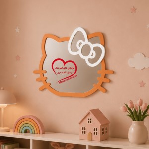 آینه کیتی | آینه دکوراتیو طرح Hello Kitty اتاق کودک